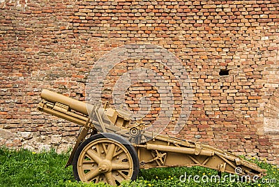 Second World War German Cannon Editorial Stock Photo