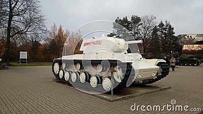 Second World War tank KV-1 Soviet Heavy Tank Editorial Stock Photo