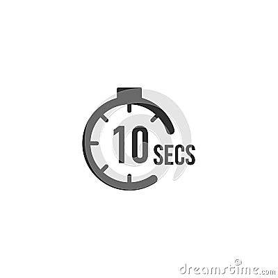 2 seconds Countdown Timer icon set. time interval icons. Stopwatch and time measurement. Stock Vector illustration isolated on Cartoon Illustration