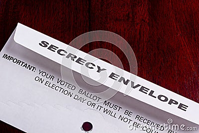 Secrecy envelope Stock Photo