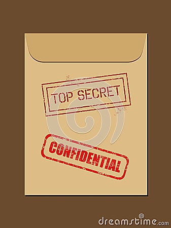 Secret documents Vector Illustration