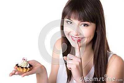 Secret snack Stock Photo