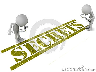 Secrets Stock Photo