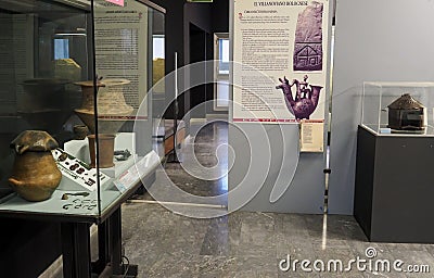 National Museum of Prehistory and Ethnography in Rome, Italy Editorial Stock Photo