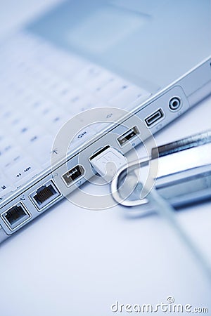 Secure connection Stock Photo