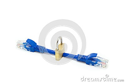 Secure connection concept Stock Photo