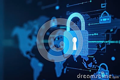 Secure Email Hosting Solution Stock Photo