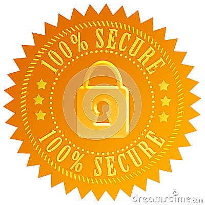 Secure icon Stock Photo