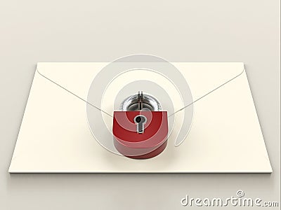 Secure mail Stock Photo