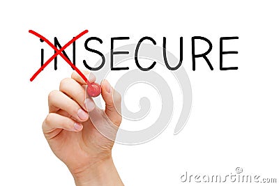 Secure not Insecure Stock Photo