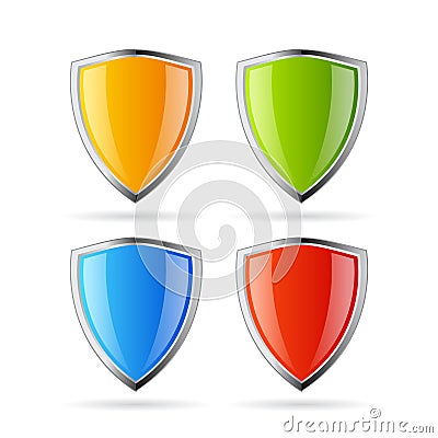 Secure shield icon Vector Illustration