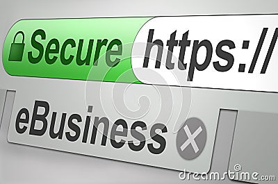 Secure Web Stock Photo