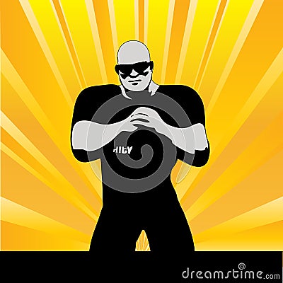 Security! Vector Illustration