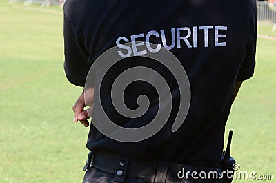 Security agent surveillance Stock Photo