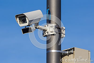 Security cam Stock Photo