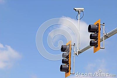 Security camera Stock Photo