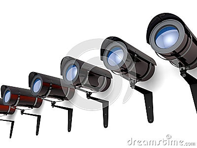 Security camera Stock Photo