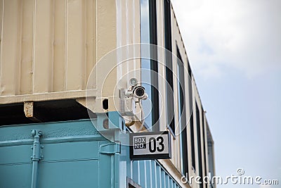 Security camera Stock Photo