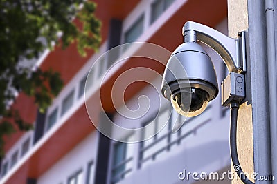 Security CCTV camera Stock Photo