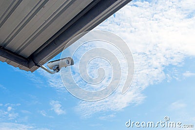 Security CCTV camera Stock Photo