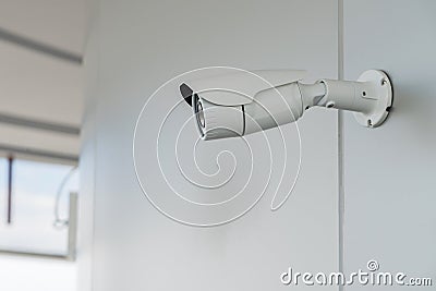 Security CCTV camera Stock Photo