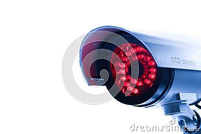 Security CCTV camera Stock Photo