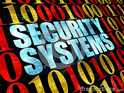 Security concept: Security Systems on Digital Stock Photo