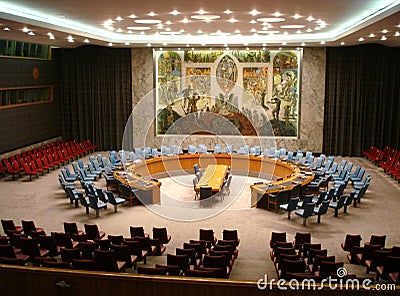 Security Council chambers Editorial Stock Photo