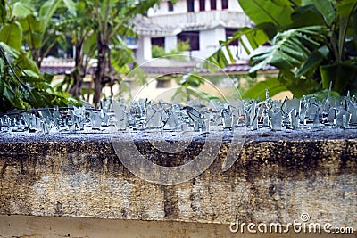 Security fencing Stock Photo