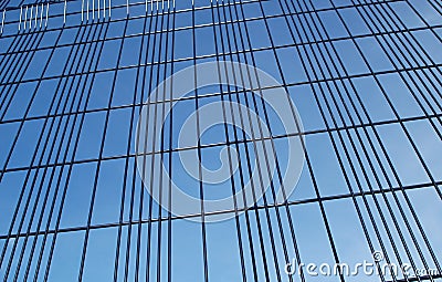 Security fencing Stock Photo