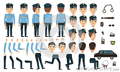 Security guard Vector Illustration