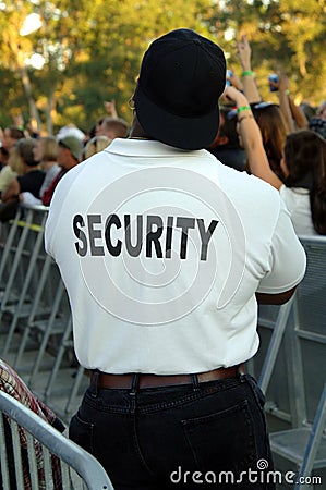 Security guard Editorial Stock Photo