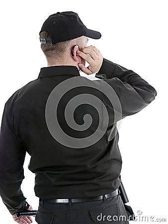 Security guy Stock Photo