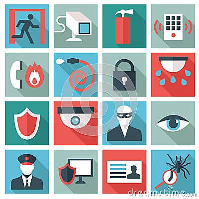 Security icon. Vector Illustration