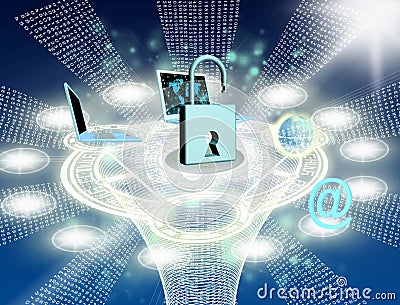 Security Internet concept Stock Photo