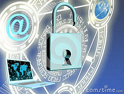 Security Internet concept Stock Photo