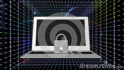 Security internet connection technologies Stock Photo