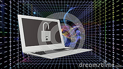 Security internet connection technologies Stock Photo