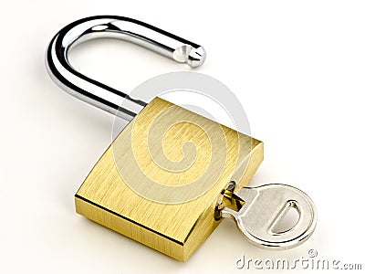 Security lock Stock Photo