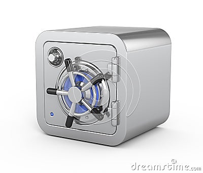 Security metal safe Stock Photo