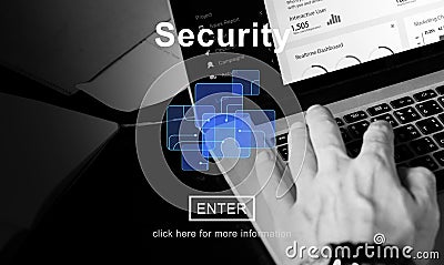 Security Privacy Safety Protection Secrecy Concept Stock Photo