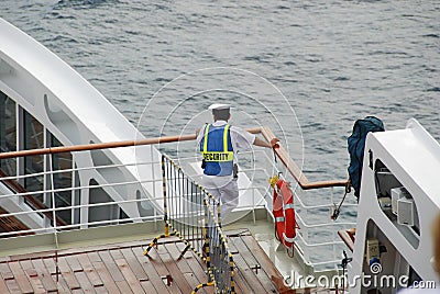 Security at sea Stock Photo