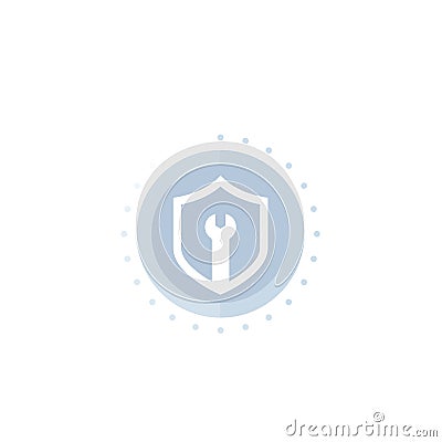 Security settings, configuration vector Vector Illustration