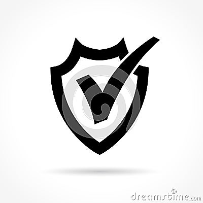 Security shield icon Vector Illustration