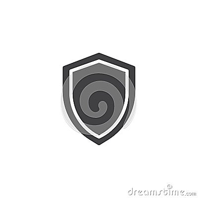 Security shield icon vector Vector Illustration