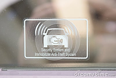 Security System And Immobilizer Anti-Theft System Stock Photo