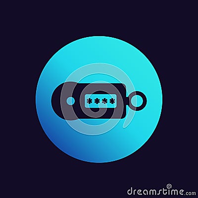 Security token vector Vector Illustration