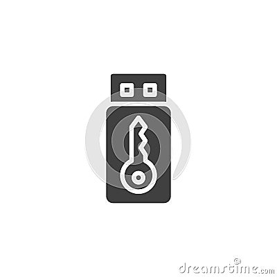 Security token vector icon Vector Illustration