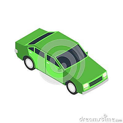 Sedan Automobile Icon Vector Illustration