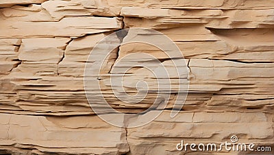 Sedimentary Striations Texture. AI generate Stock Photo